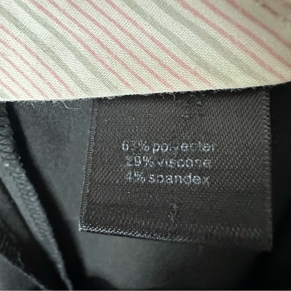 The Limited Cassidy Black Wide Leg Mid Rise Dress Pants Sz 2 Short - Picture 8 of 16